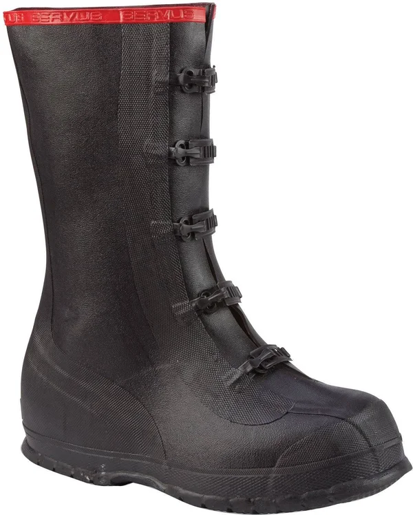 Black 5-Buckle Overboot 8