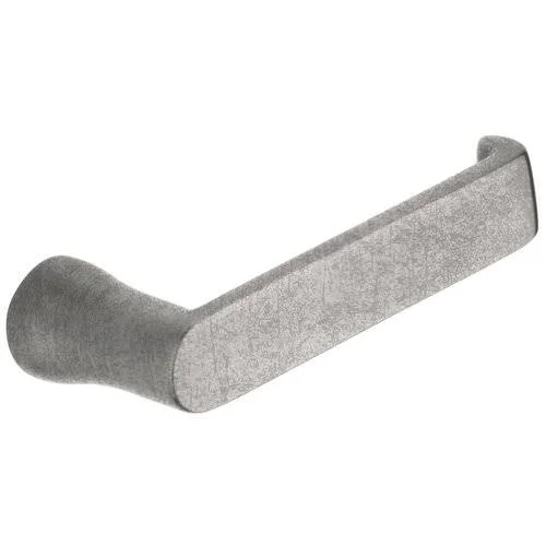 Baldwin 5105031RMR Single Right Hand Estate Lever Minus Rosettes in Non Lacquered Brass