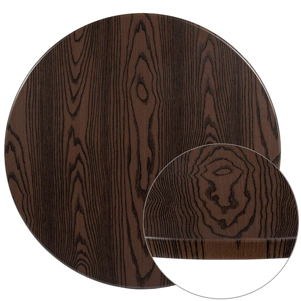 Flash Furniture 36x22 Round Rustic Wood Laminate Dining Table Top