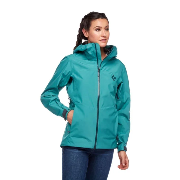 Black Diamond Liquid Point Shell Jacket - Women's Meadow Green, Xs