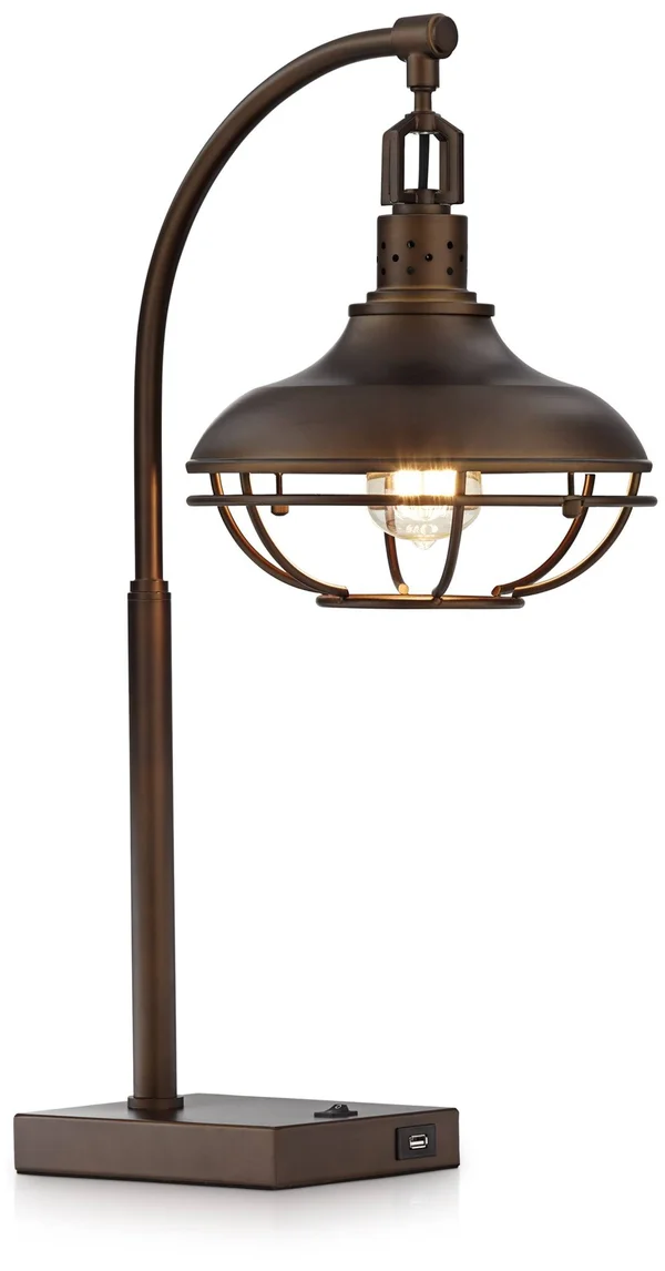 Pacific Coast Lighting Millenial Bronze-Rubbed Table Lamp-37V83