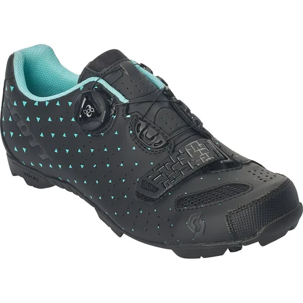 Scott MTB Comp Boa Lady Shoe - Women's 41.0 Black, Turquoise