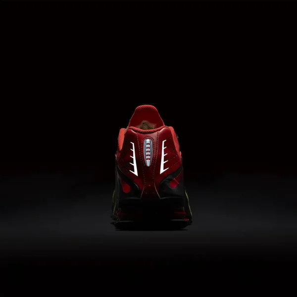 Nike Shox R4/ Neymar Jr - Black/Challenge Red/Metallic Silver Black - 11