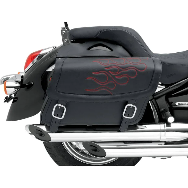Saddlemen Highwayman Tattoo Saddlebags - Medium/Red
