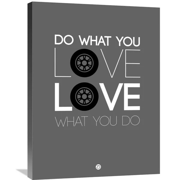 Naxart Studio 'Do What You Love Love What You Do 3' Stretched Canvas Wall Art - 24 x 18