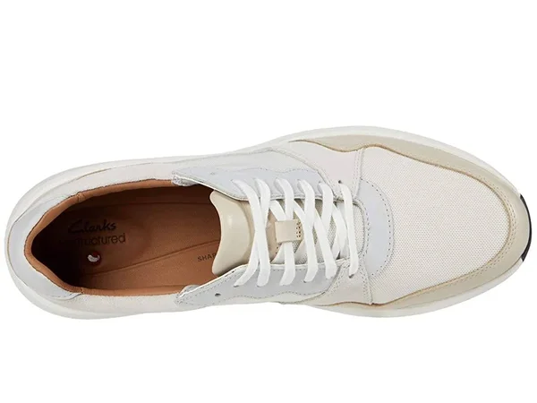 Womens White Combi Clarks Un Rio Run Size 7.5