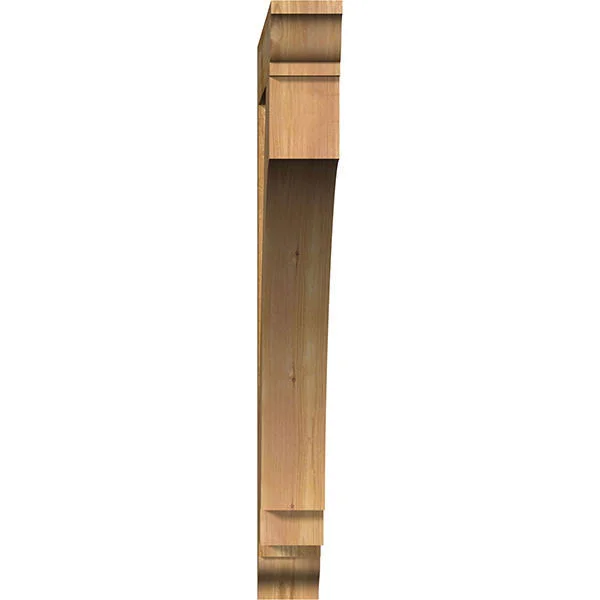 Ekena Millwork 4x22W x 36x22D x 36x22H Imperial Traditional Rough Sawn BRACKET - Western Red Cedar
