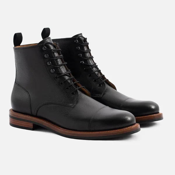 Beckett Simonon Dowler Boots - Pebbled Leather, Black, Size 13, Men's Boot