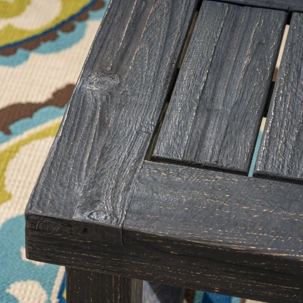 60&& Charcoal Gray Contemporary Rectangular Outdoor Bench