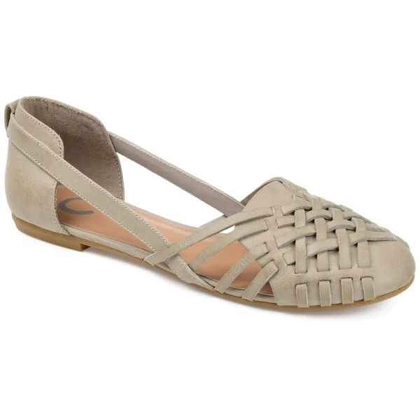 Journee Collection Women's Ekko Flat - Gray