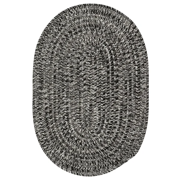 Porch & den Rockspring Braided Polypropylene Indoor/ Outdoor Rug - 2x3 - Black