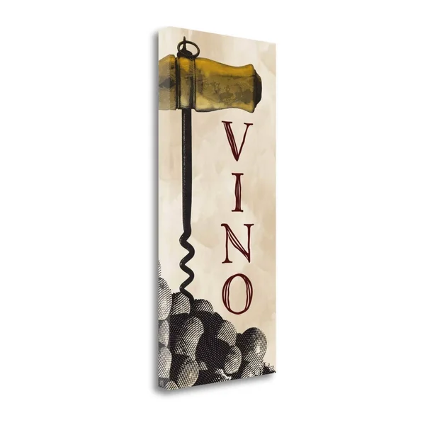 Tangletown Fine Art Wine II by Aubree Perrenoud, Fine Art Giclee Print on Wrap Canvas, 16x36x22