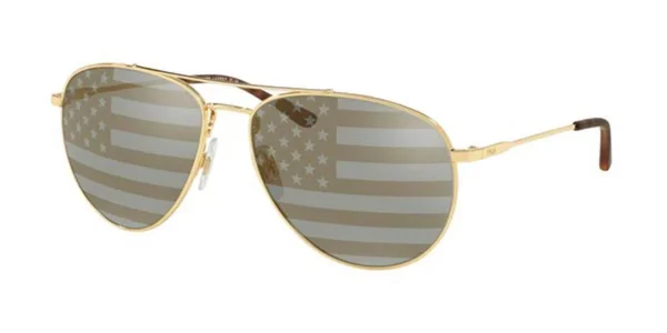 Polo PH3111 9004V5 Gold Aviator Sunglasses