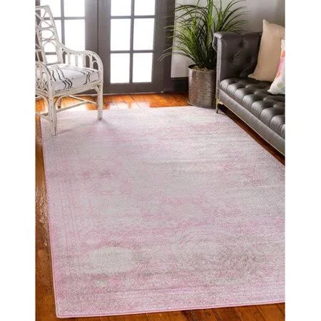 Bungalow Rose Boldt Pink Area Rug, Size: Rectangle 10& x 14&