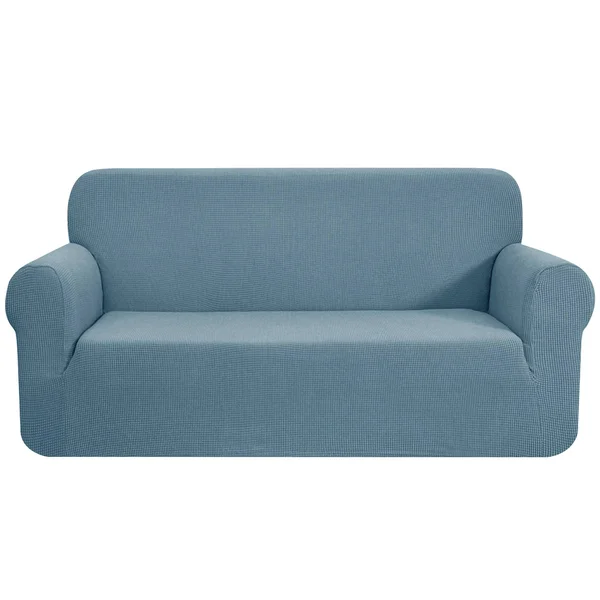 Chun Yi Stretch Oversized Sofa Slipcover 1 Piece Couch COVER - 4 Seater Coat Soft with Elastic, Checks Spandex Jacquard Fabric, X