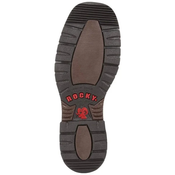 Rocky Men's 11 Western Saddle Original Ride Steel Toe Rkyw041, Size: 7, Brown