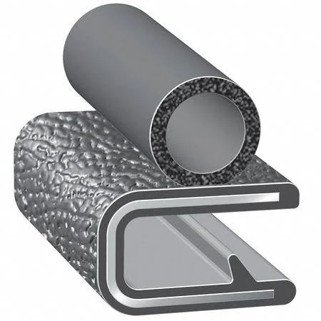 Trim Lok Inc 6100B3X1/16A-100 Trim Seal - Alum Clip, 0.23 in W, 100 ft