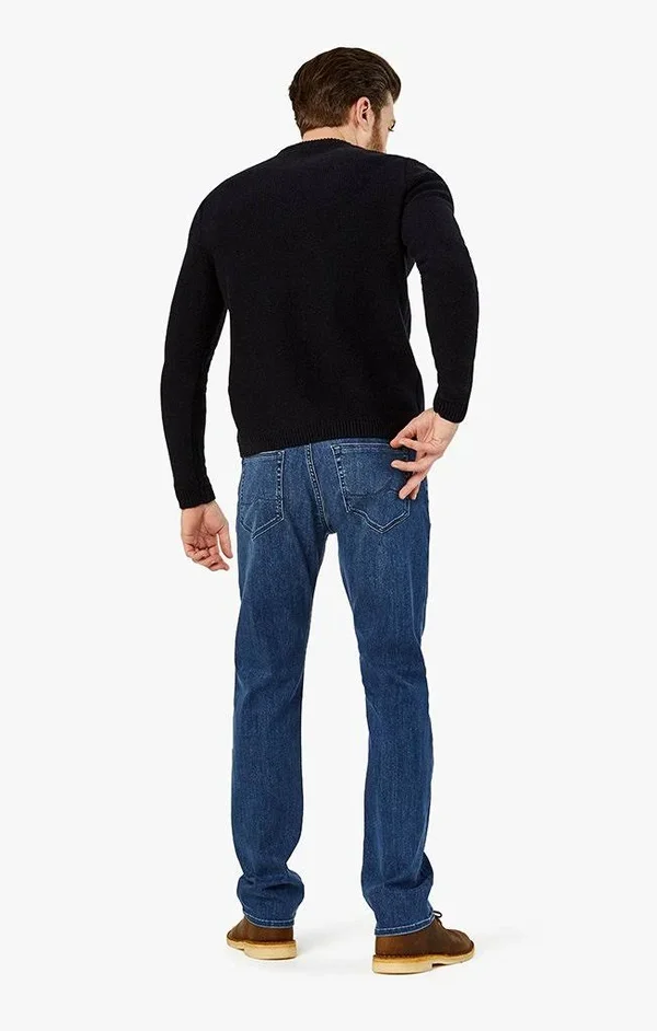 34 Heritage Men's Courage Mid Rise Straight Leg Jeans