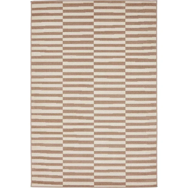 Unique Loom Striped Williamsburg Area Rug - 8& x 10& Teal