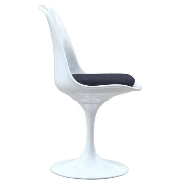 Fine Mod Imports Flower Side Chair Black