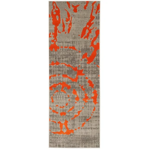 Safavieh Porcello Light Grey & Green 6& x 9& Rug