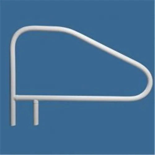 Saftron CBRTD-448-B Return to Deck Cross Braced Hand and Grab Rail 4 Bend 48 x 32 in. Beige Metal Inside