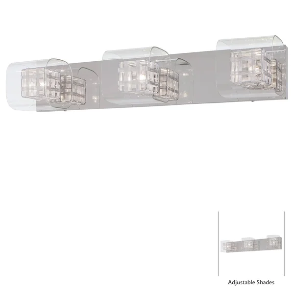 George Kovacs P5803-077 - Jewel Box 3 Light Bath - Chrome