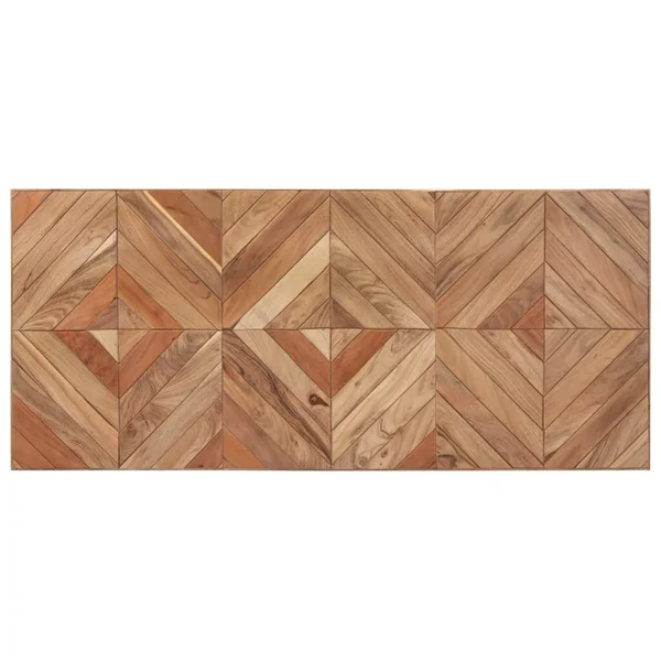 vidaXL Dining Table 63x22x27.6x22x29.9x22 Solid Acacia and Mango Wood