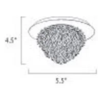 ET2 E23000-20PC Blossom Polished Chrome 1-Light Flush Mount