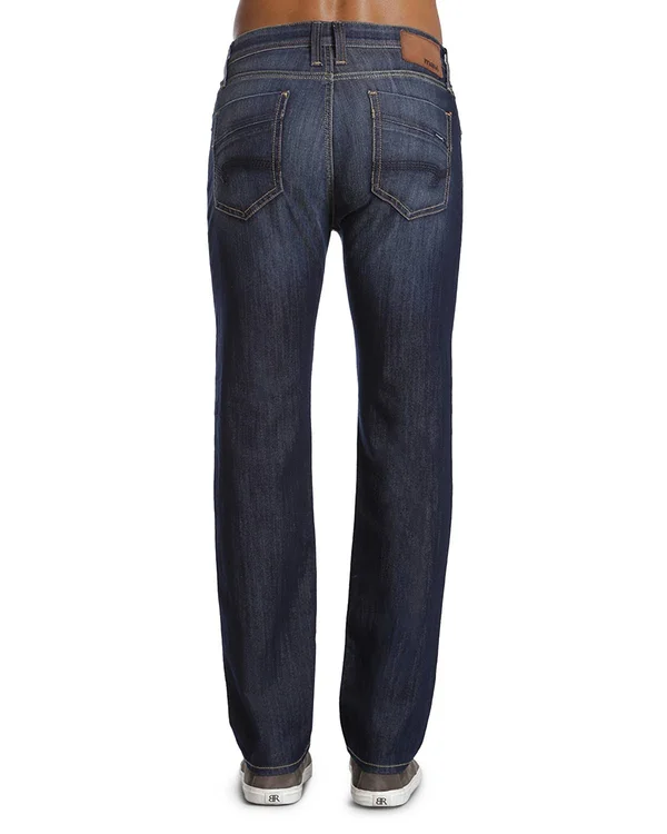 Mavi Men's Zach Straight Leg in Dark Maui, Men's Jeans