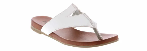 Mia Amore Patriciaa Sandal, Women's, White, Size 6, Sandals, Flat