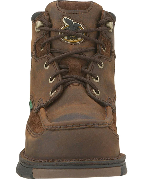 Men's Brown Georgia Athens Waterproof Work Boot Size 10