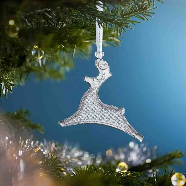 Waterford Crystal 2020 Dancing Reindeer Ornament