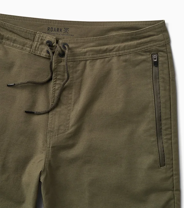 Layover Stretch Travel Shorts 19x22 Indigo, 28