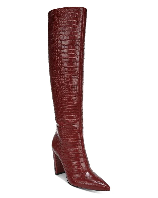 Sam Edelman Raakel 2 Boots Red Croc 5.5