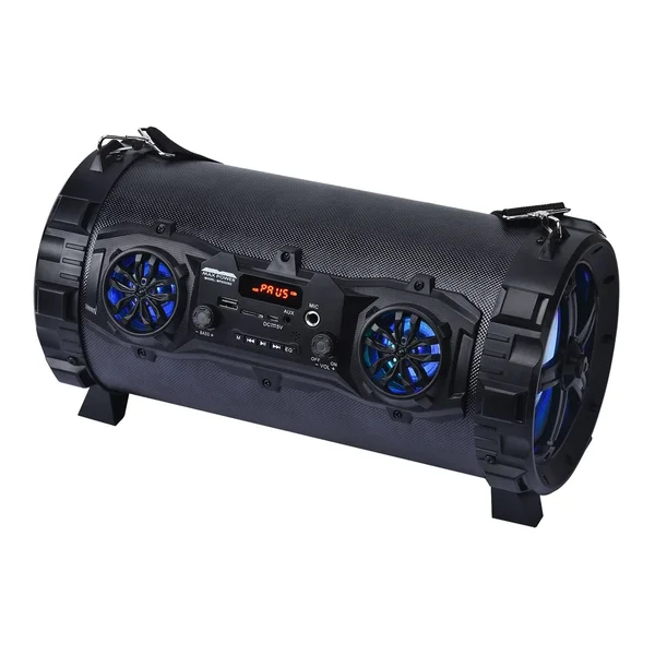 Max Power MPD552BZ Portable Speaker W/5.5 Subwoofers Bass Controller Equalizer