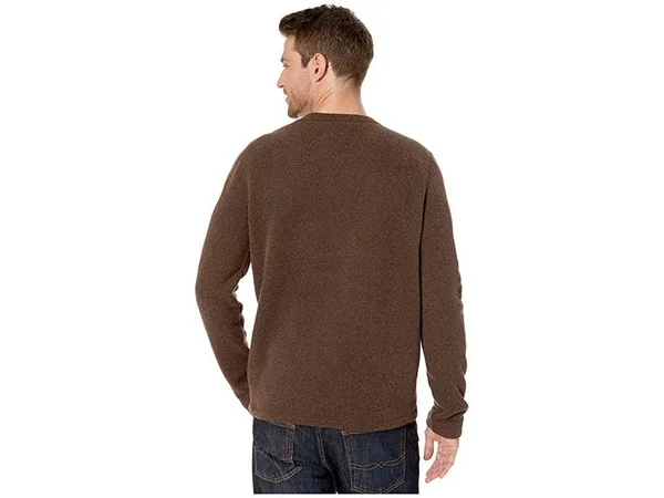 Smartwool Hudson Trail Fleece Crew Sweater - Men's Bourbon Heather, XL