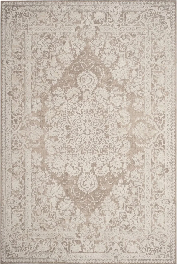 Safavieh Reflection RFT664A 6&7x22 x 6&7x22 Round Beige - Cream Area Rug