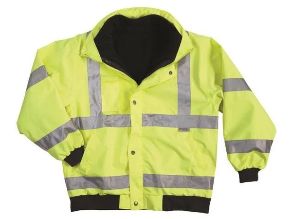 Ergodyne 8380 GloWear Class 3 Bomber Jacket - Lime