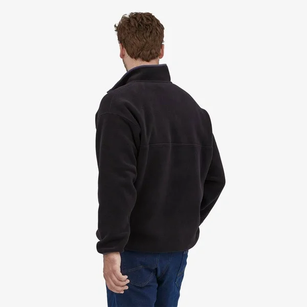 Patagonia Men's Synchilla Snap-T Pullover, Gem Stripe: New Navy, Xs