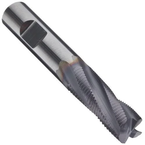 Niagara Cutter N76183 Carbide Square Nose End Mill, inch, TiAlN Finish, Roughing Cut, 20 Degree Helix, 4 Flutes, 2.5 inch Overal