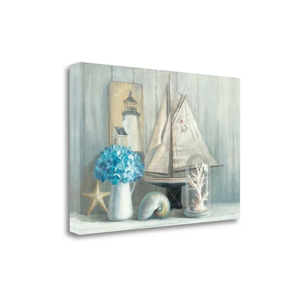 Tangletown Fine Art 'Summer House Crop' by Danhui Nai Painting Print on Wrapped Canvas
