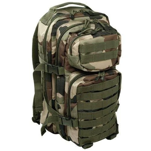 Mil-Tec Military Army Patrol Molle Assault Pack Tactical Combat Rucksack Backpack 30L French Army CCE Camo