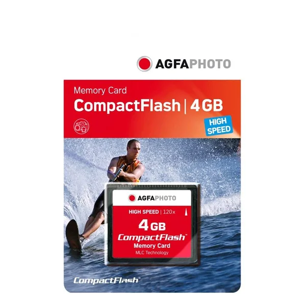 Agfa Compact Flash 4gb High Speed 120x Mlc Memory Card One Size