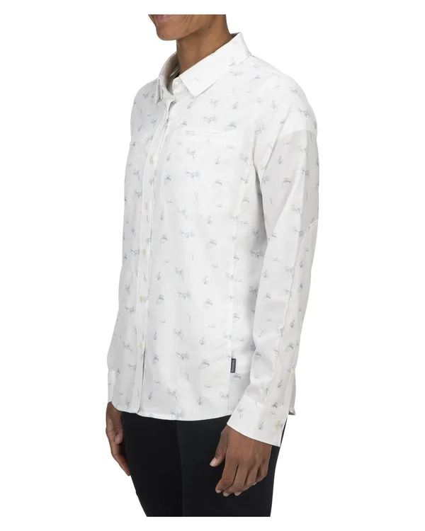 Simms Women's Isle LS Shirt - XL - Laguna