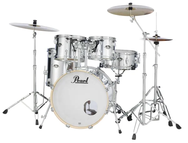 Pearl Exx Export - 20x22x16x22 Bass Drum - Mirror Chrome