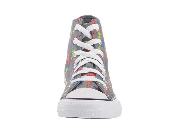 Converse Chuck Taylor All Star Dinoverse High Top (Grey Size 4) Little Kids Canvas Shoes