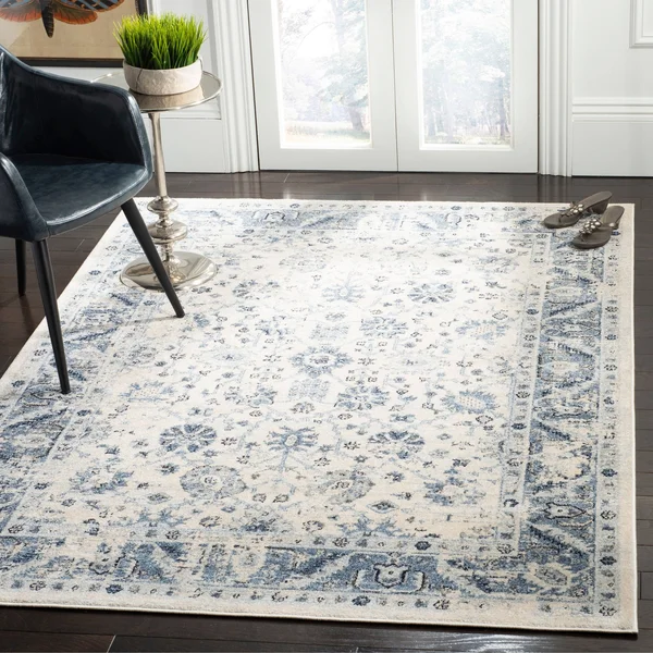 Safavieh Charleston Rug CHL413 Navy, Light Grey, 4& x 6&