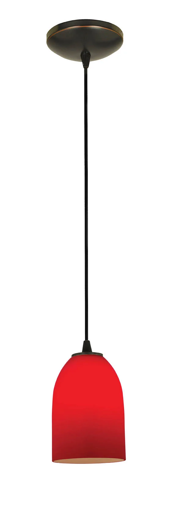 Access Lighting 28018-1C-Bs-Opl Bordeaux 1 Light Brushed Steel Pendant