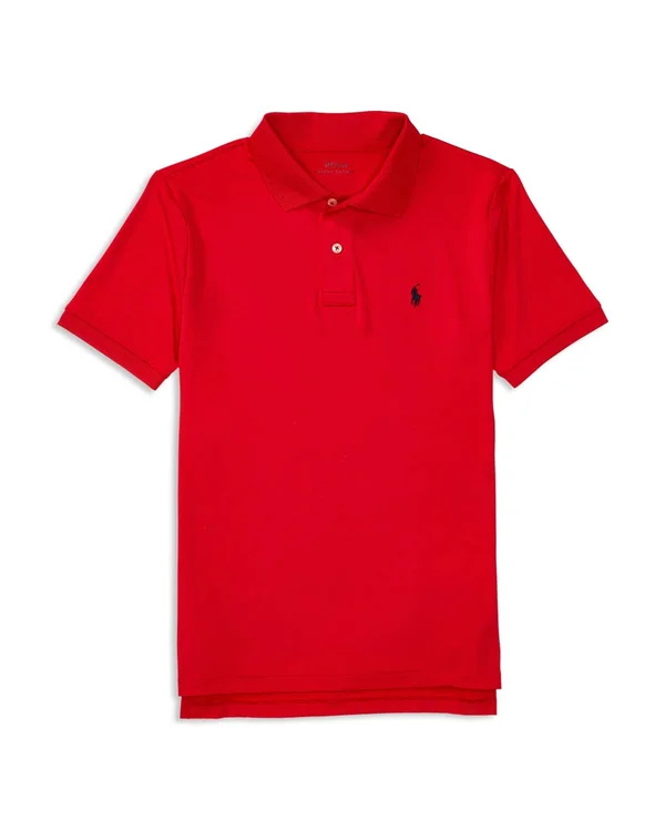 Ralph Lauren Boys 8-20 Performance Jersey Polo Shirt - French Navy - L
